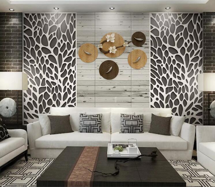 3D Wooden Pattern WC185 Wall Murals
