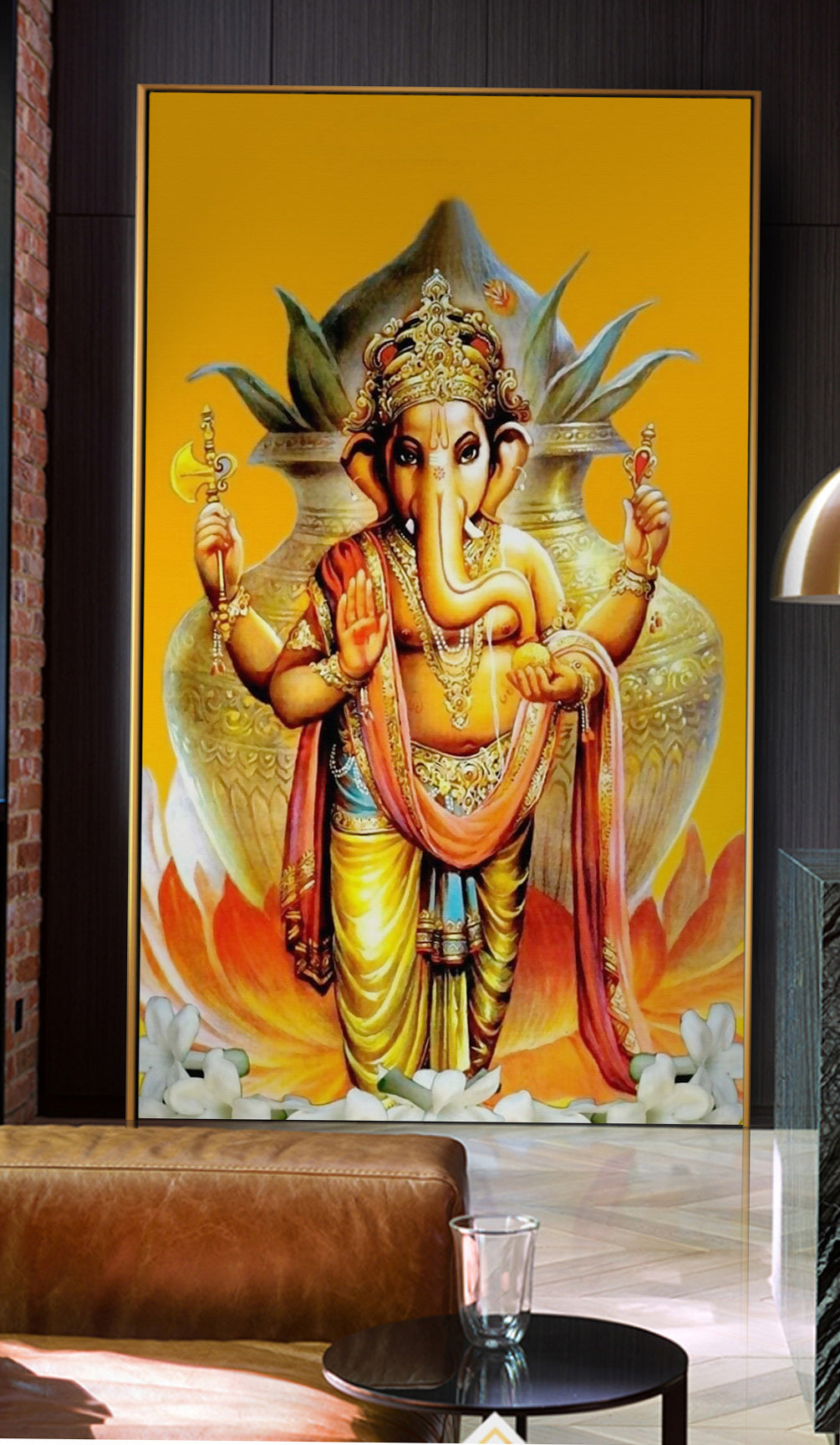 3D Crown Elephant WG174 Wall Murals