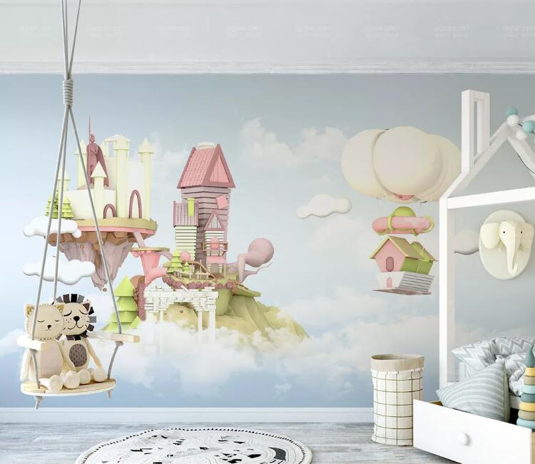 3D Color Castle WC259 Wall Murals