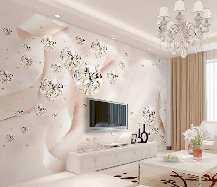 3D Diamond Crystal WG624 Wall Murals