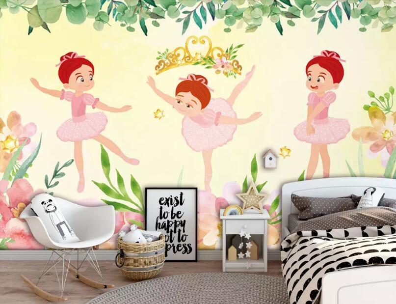 3D Child Dance WG12 Wall Murals Wallpaper AJ Wallpaper 2