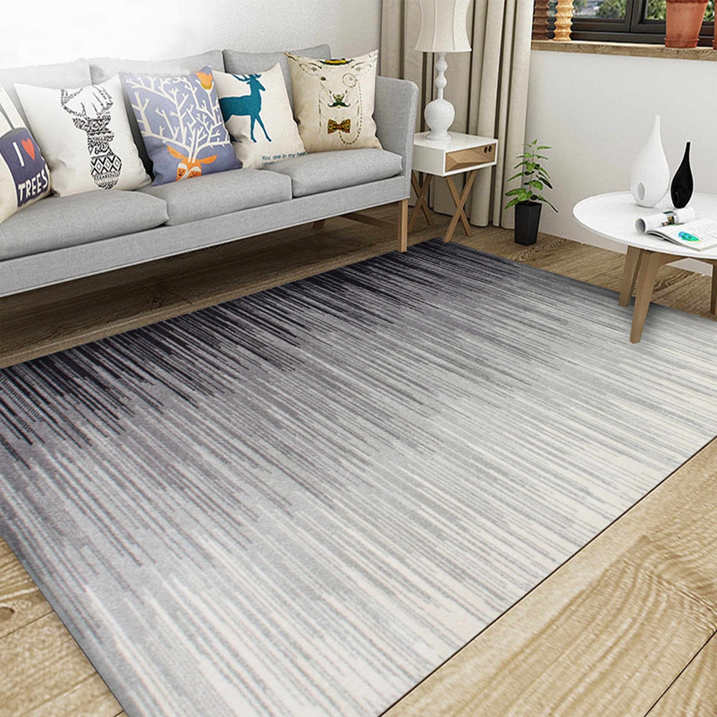 3D Color Stripe WG167 Non Slip Rug Mat Mat AJ Creativity Home