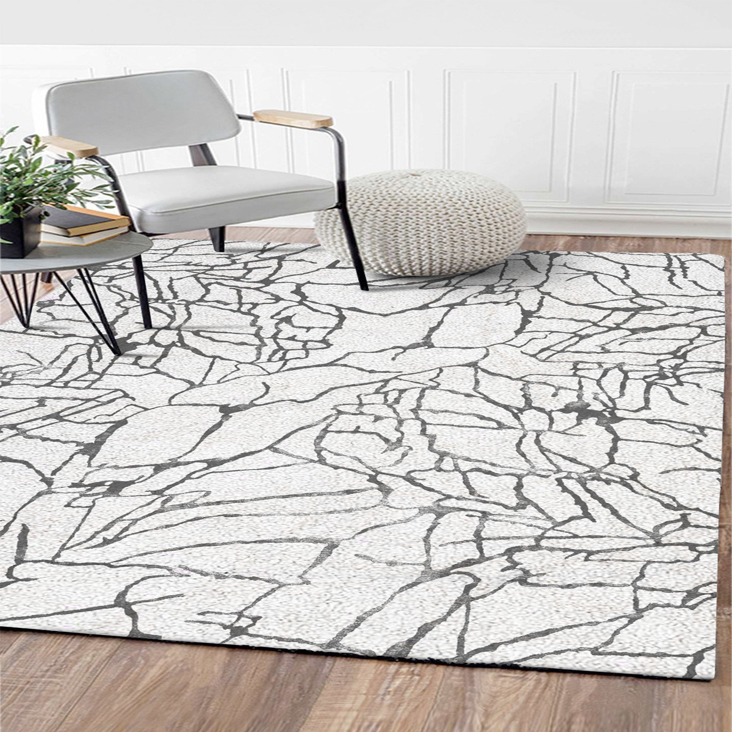 3D Black Lines WG115 Non Slip Rug Mat Mat AJ Creativity Home