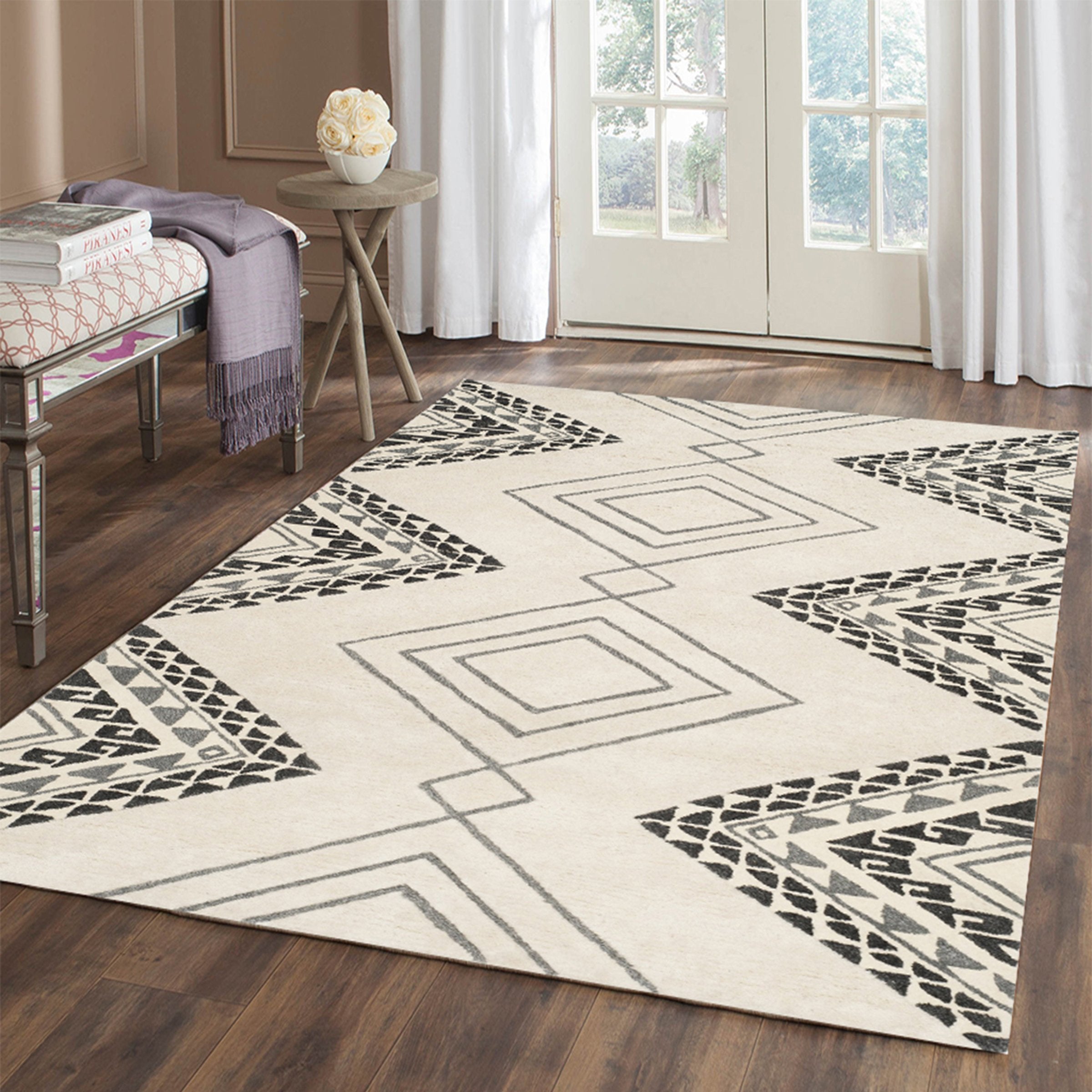 3D Black Diamond WG121 Non Slip Rug Mat Mat AJ Creativity Home