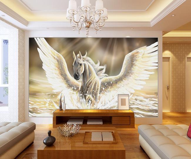 3D Horse With Wings 414 Wall Murals Wallpaper AJ Wallpaper 2