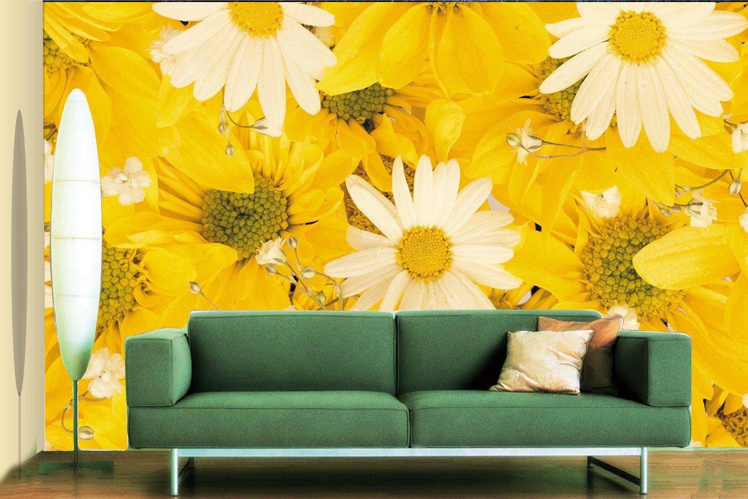 Yellow Chrysanthemums Wallpaper AJ Wallpaper