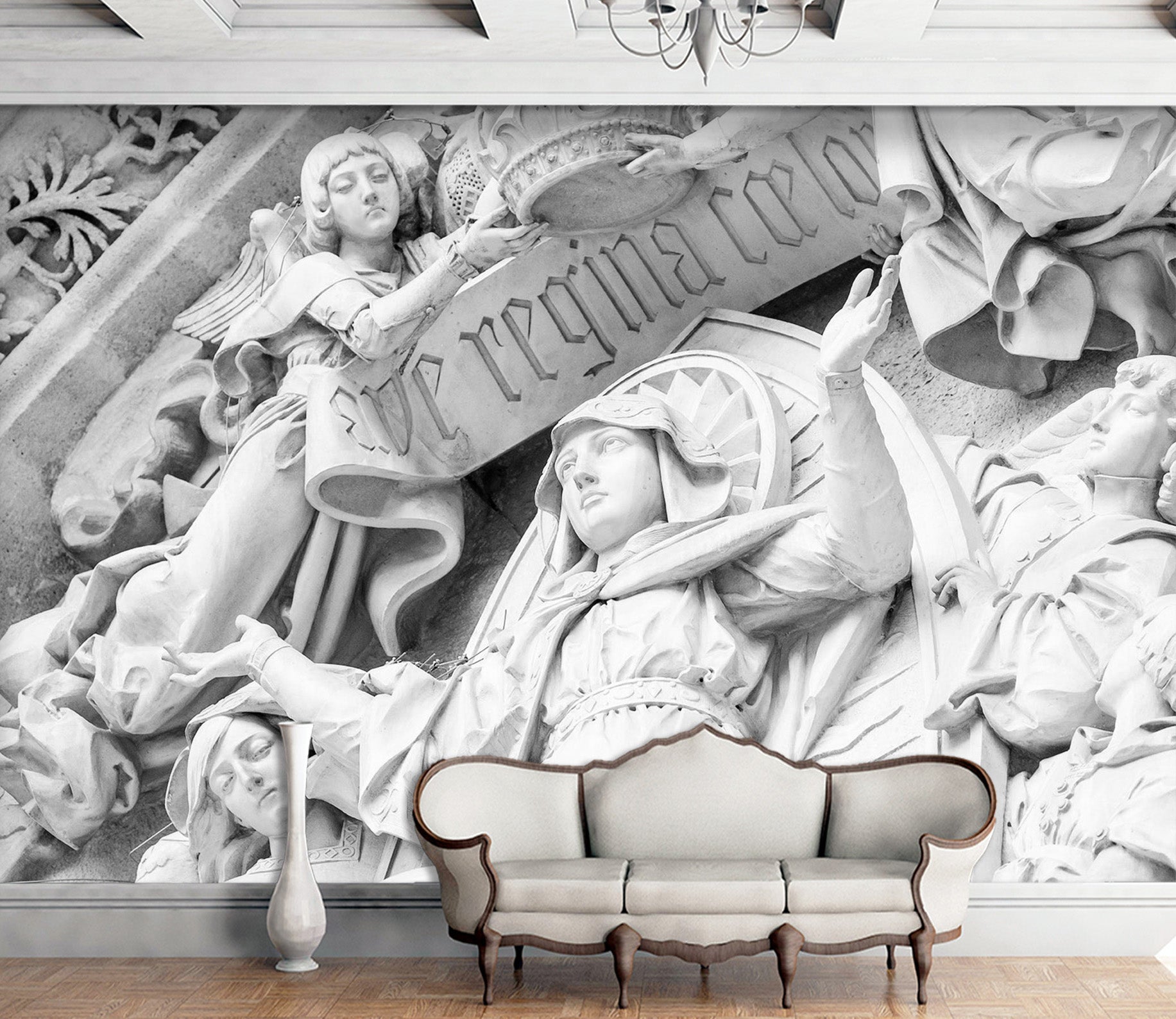 3D Carving Girl 1595 Wall Murals