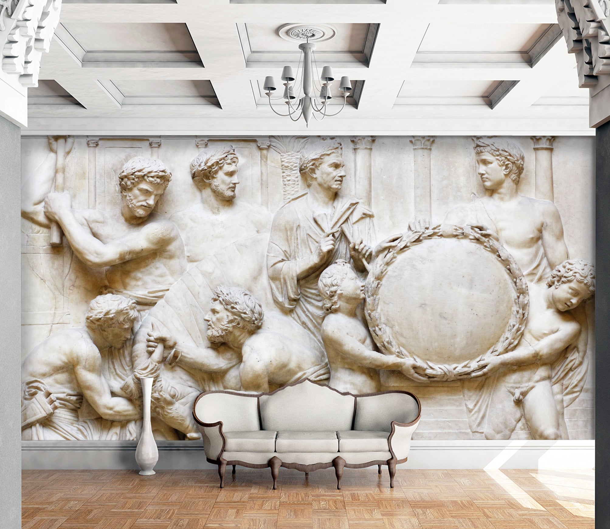 3D Carving Children 1514 Wall Murals