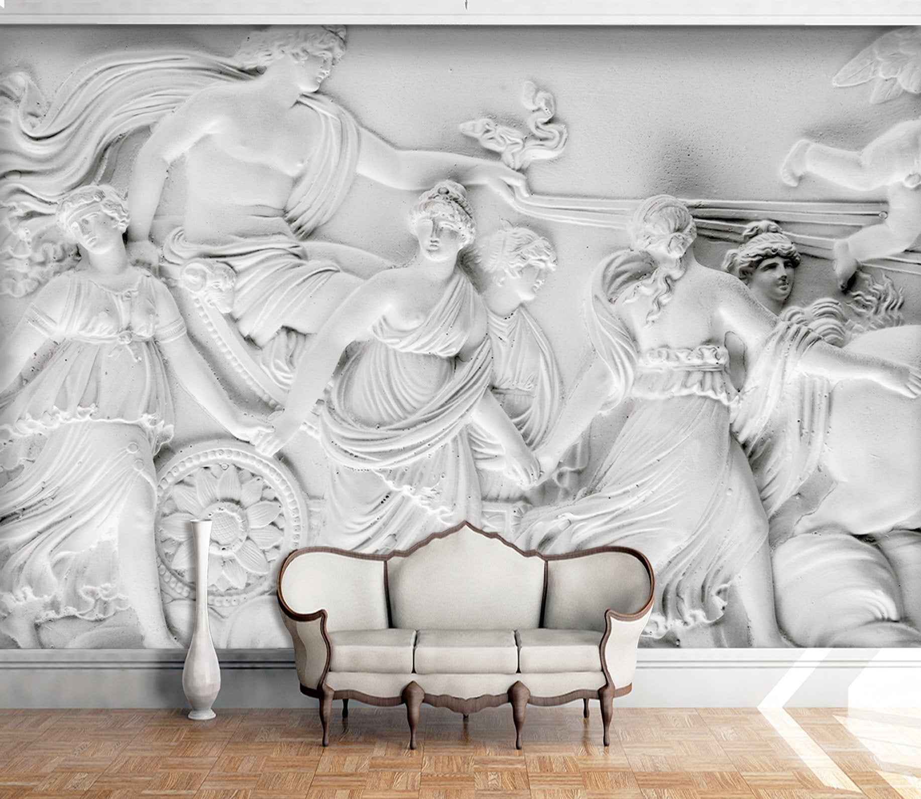 3D Woman Pattern 168 Wallpaper AJ Wallpaper