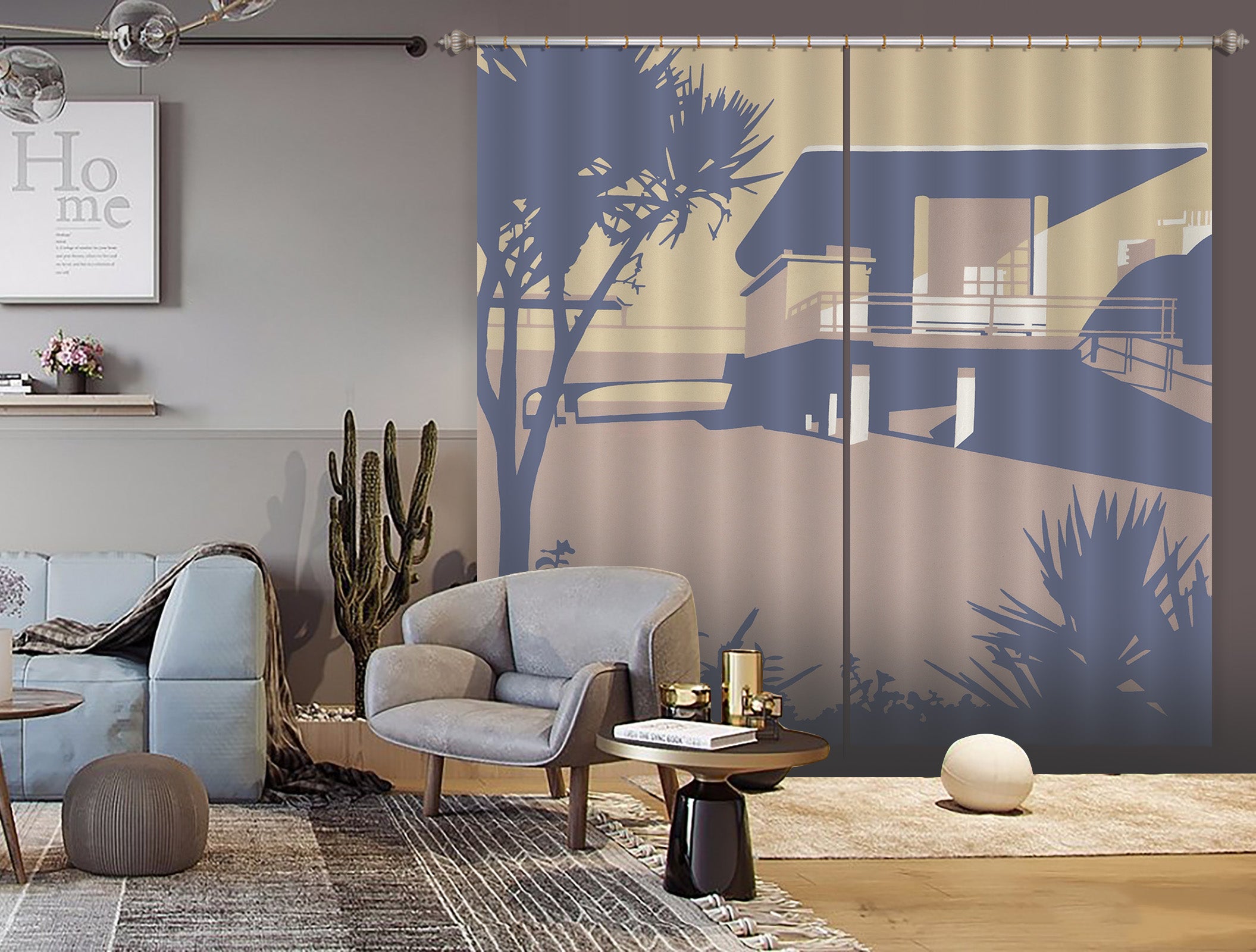 3D Boscombe Pier Beaches 102 Steve Read Curtain Curtains Drapes