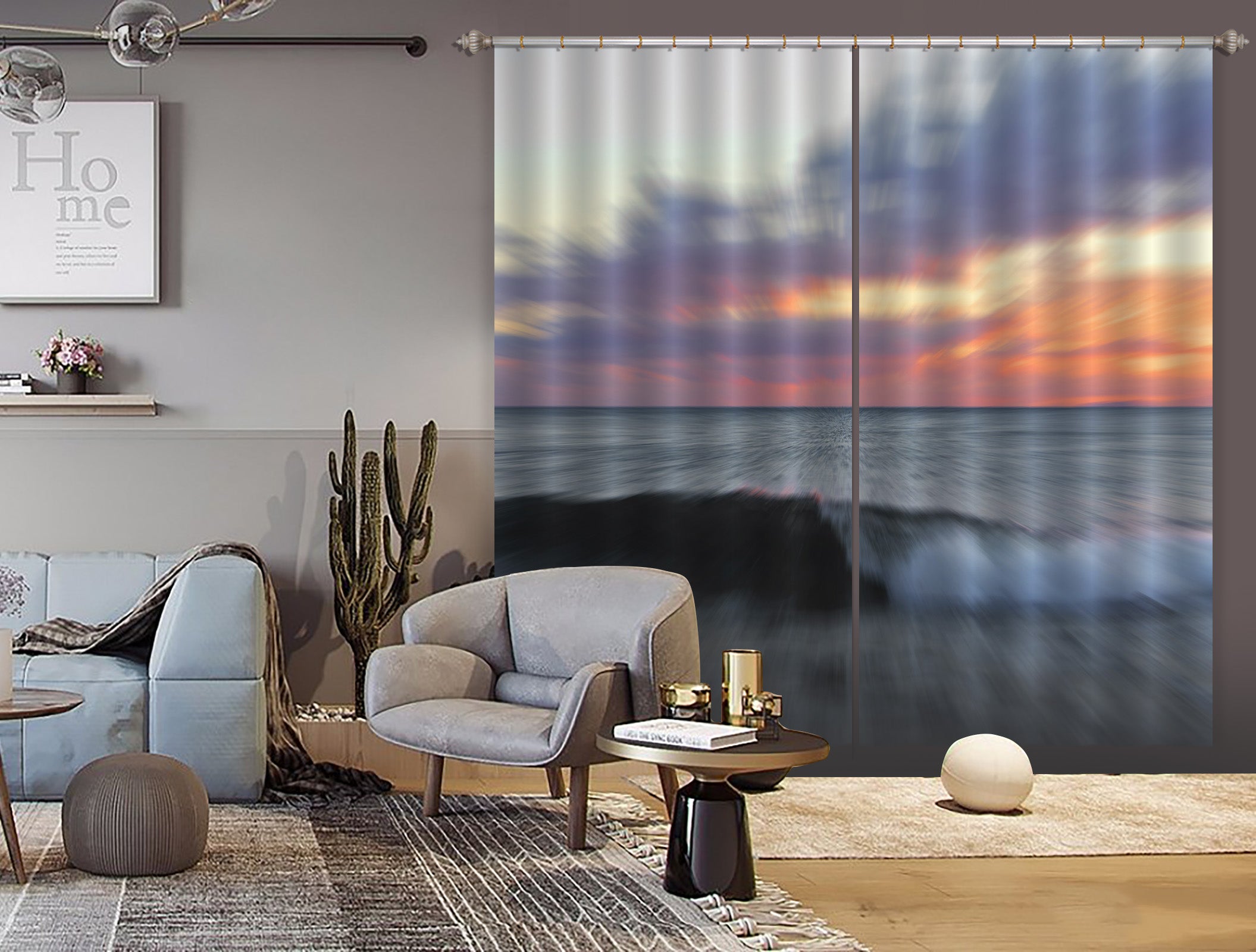 3D Moving Wave 151 Marco Carmassi Curtain Curtains Drapes