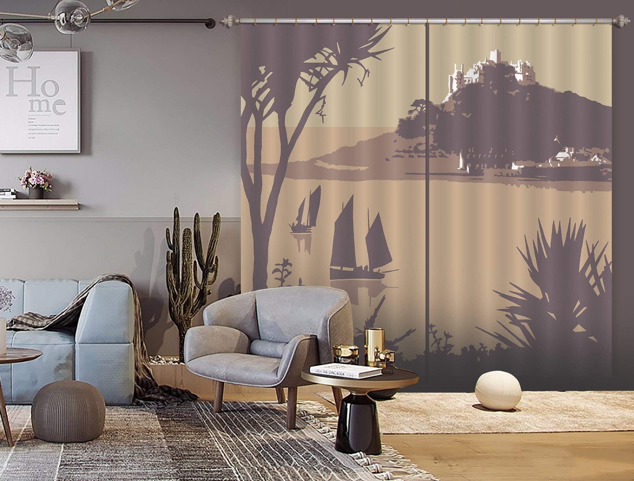 3D Marazion 118 Steve Read Curtain Curtains Drapes