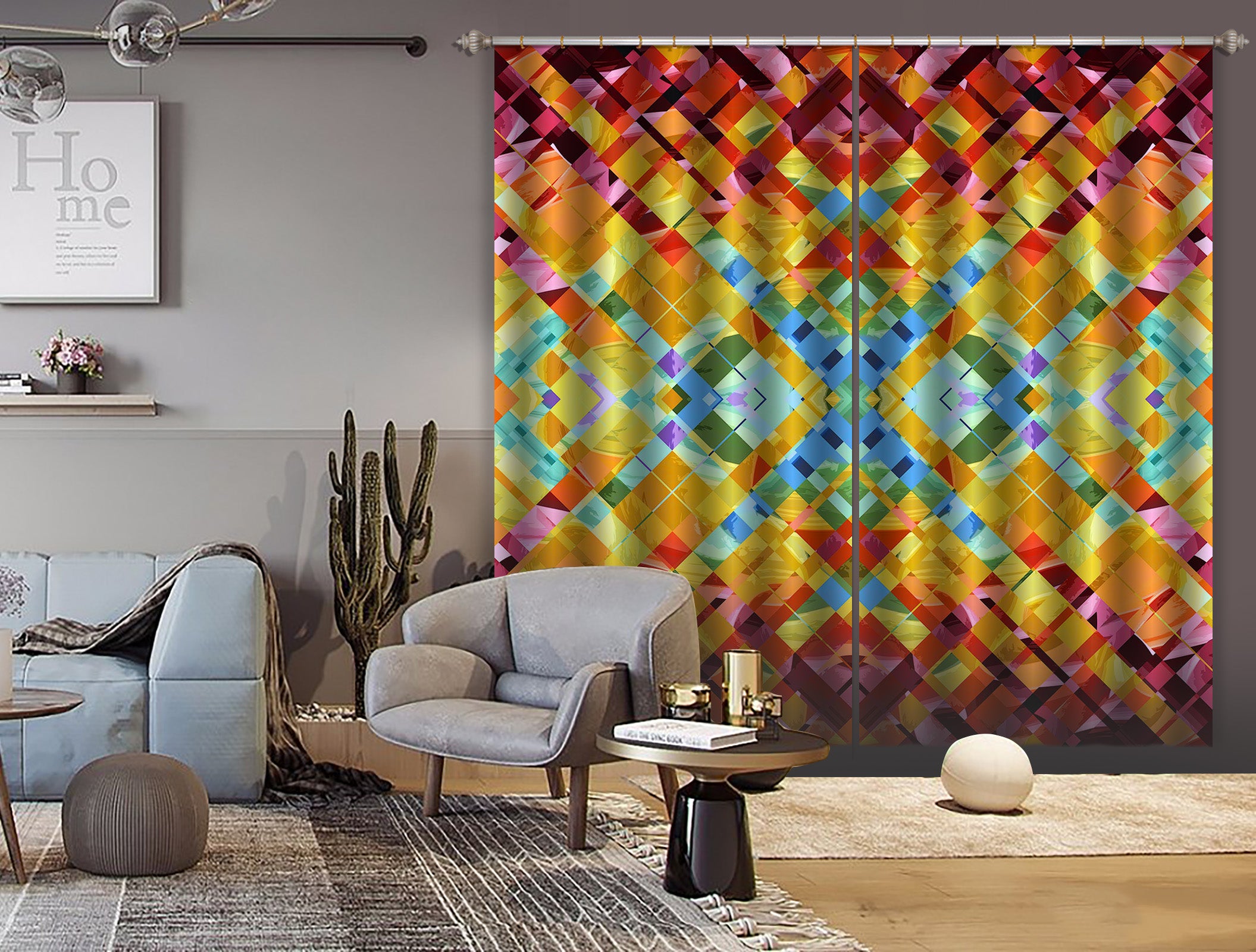 3D Color Weave 042 Shandra Smith Curtain Curtains Drapes