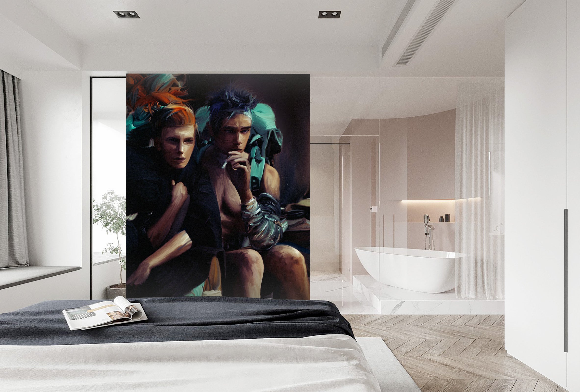 3D Game Queen King 1399 Marco Cavazzana Wall Mural Wall Murals