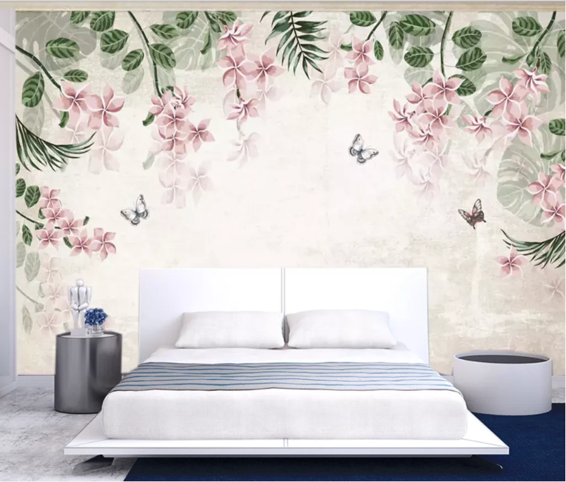 3D Black Butterfly WC167 Wall Murals