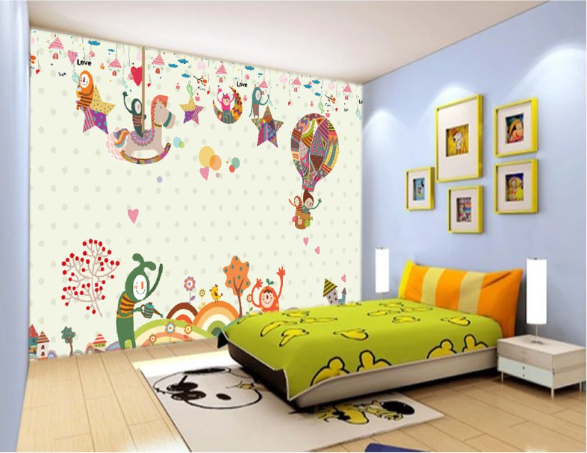 3D Cartoon Animals WC155 Wall Murals