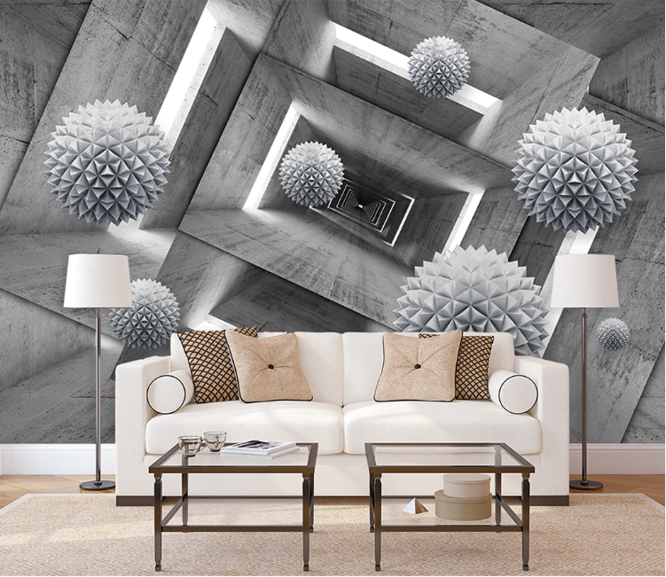 3D Flower Ball WC2417 Wall Murals