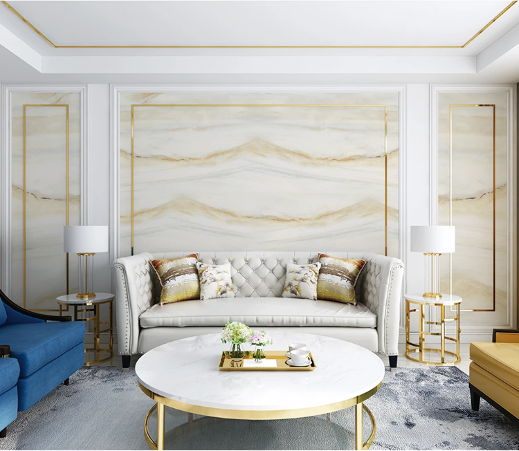 3D Yellow Line WC2136 Wall Murals