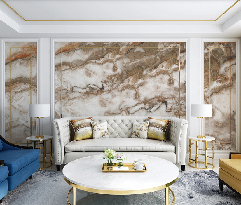 3D Mud Wave WC2089 Wall Murals