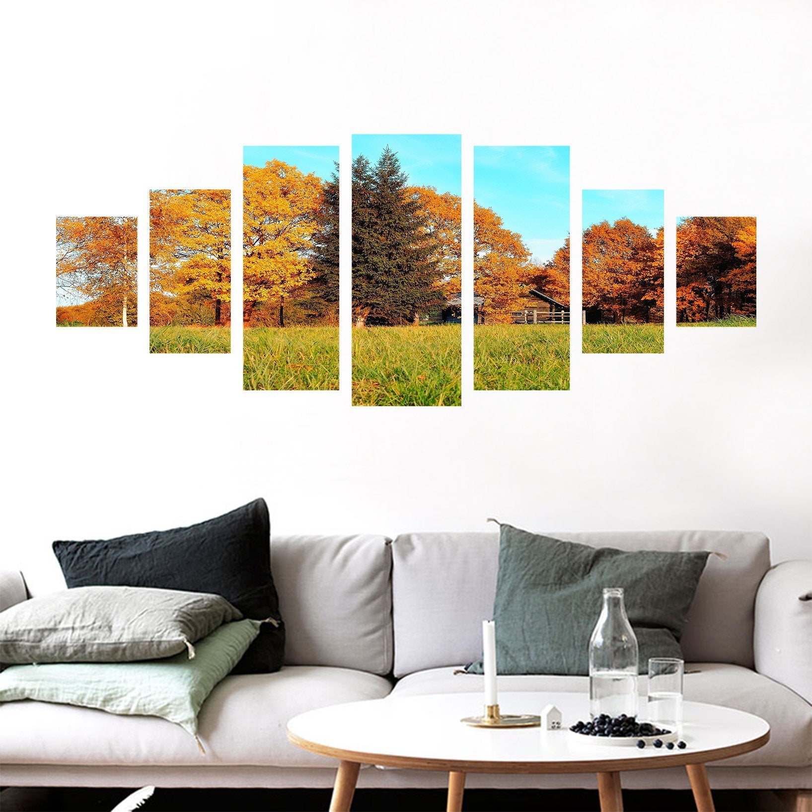 3D Lush Tree 197 Unframed Print Wallpaper Wallpaper AJ Wallpaper