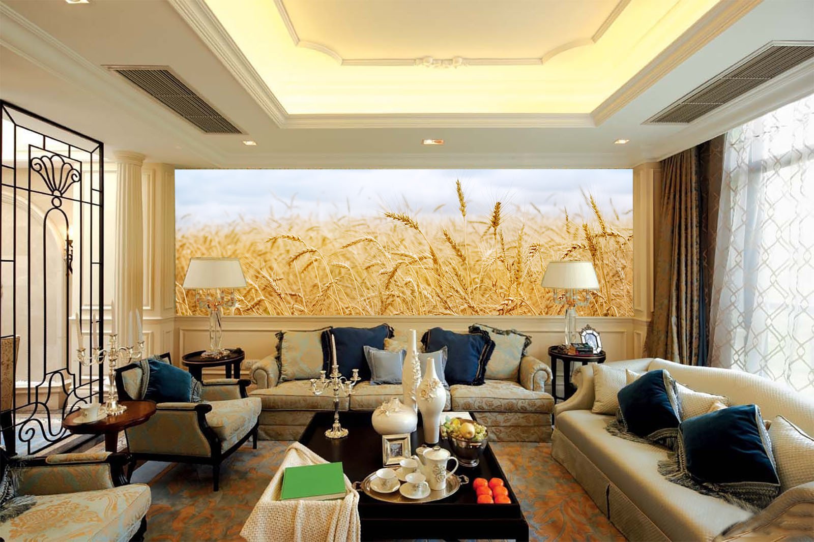 Wheat Field 1 Wallpaper AJ Wallpaper