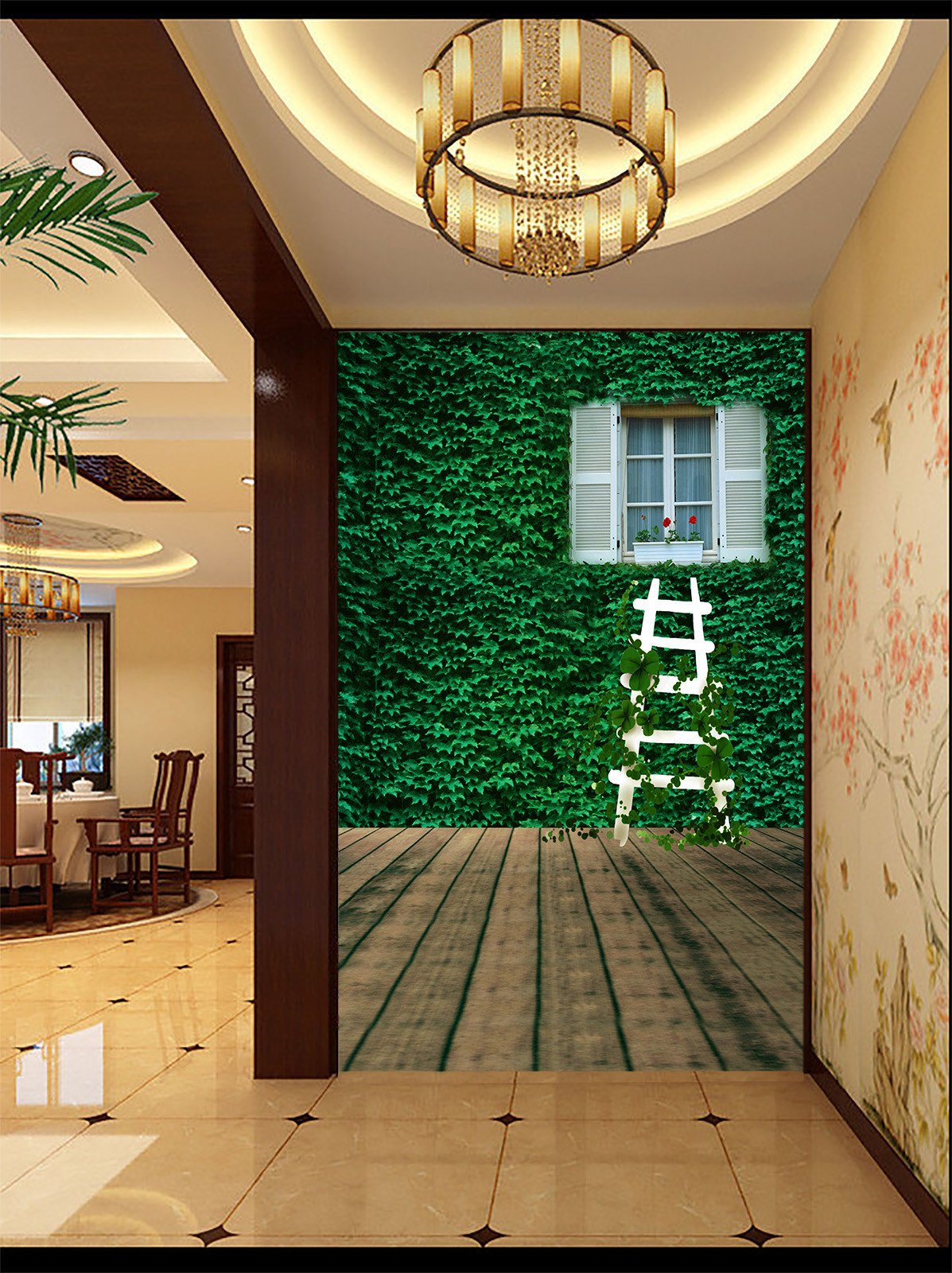 Green Wall 2 Wallpaper AJ Wallpaper