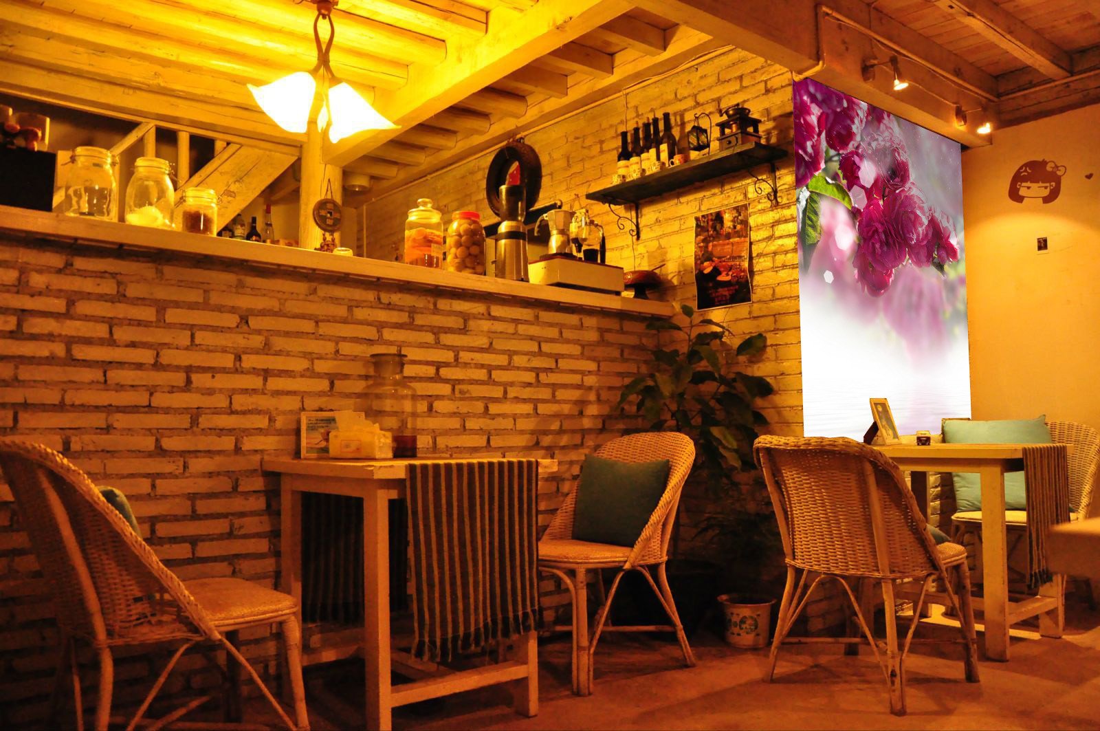 Charming Red Flowers Wallpaper AJ Wallpaper