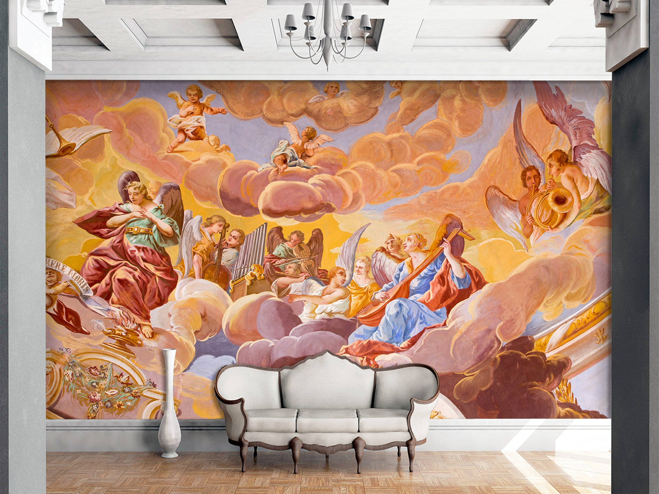 3D Angel Party 1538 Wall Murals