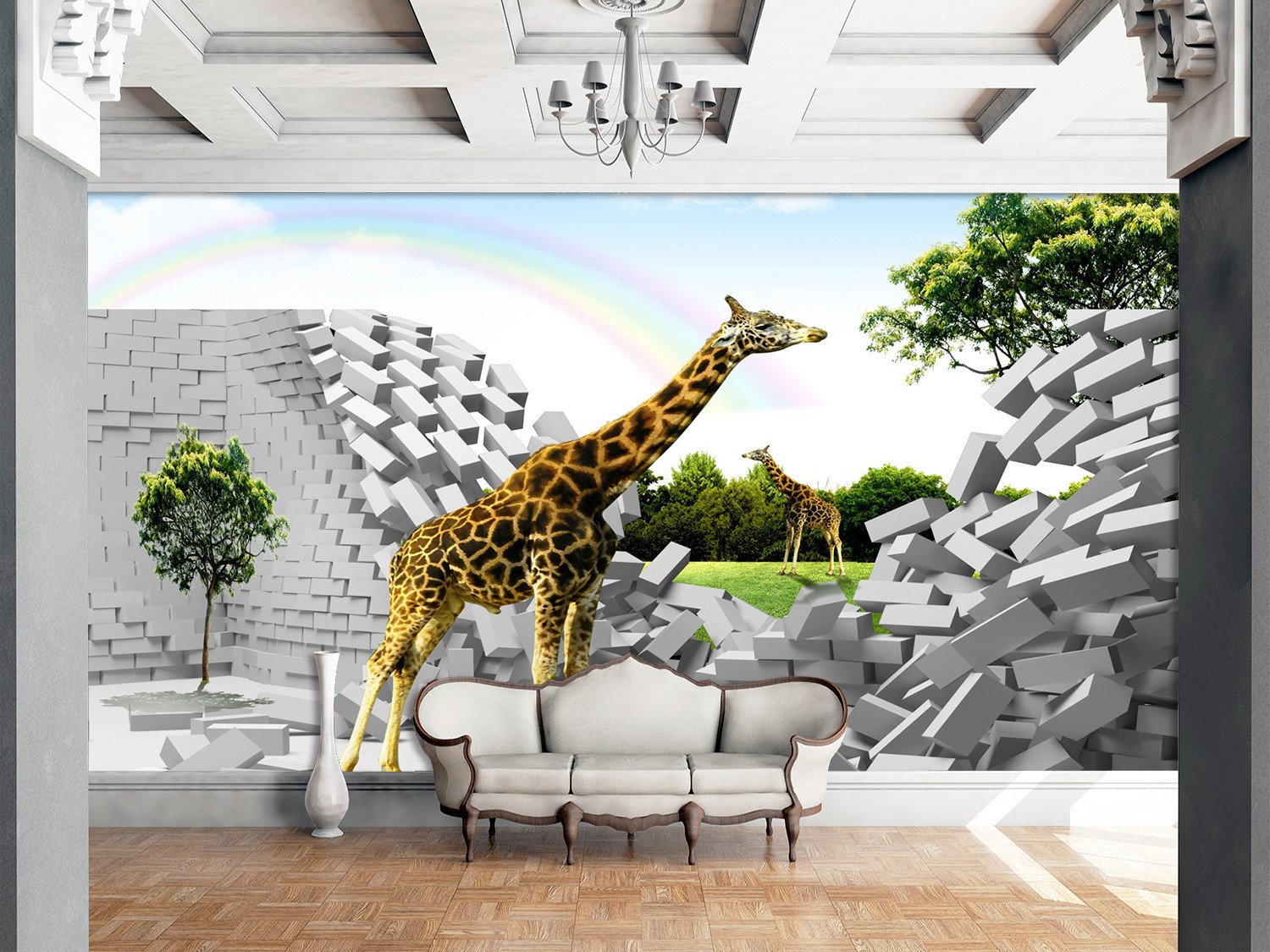 3D Giraffe 94 Wallpaper AJ Wallpapers
