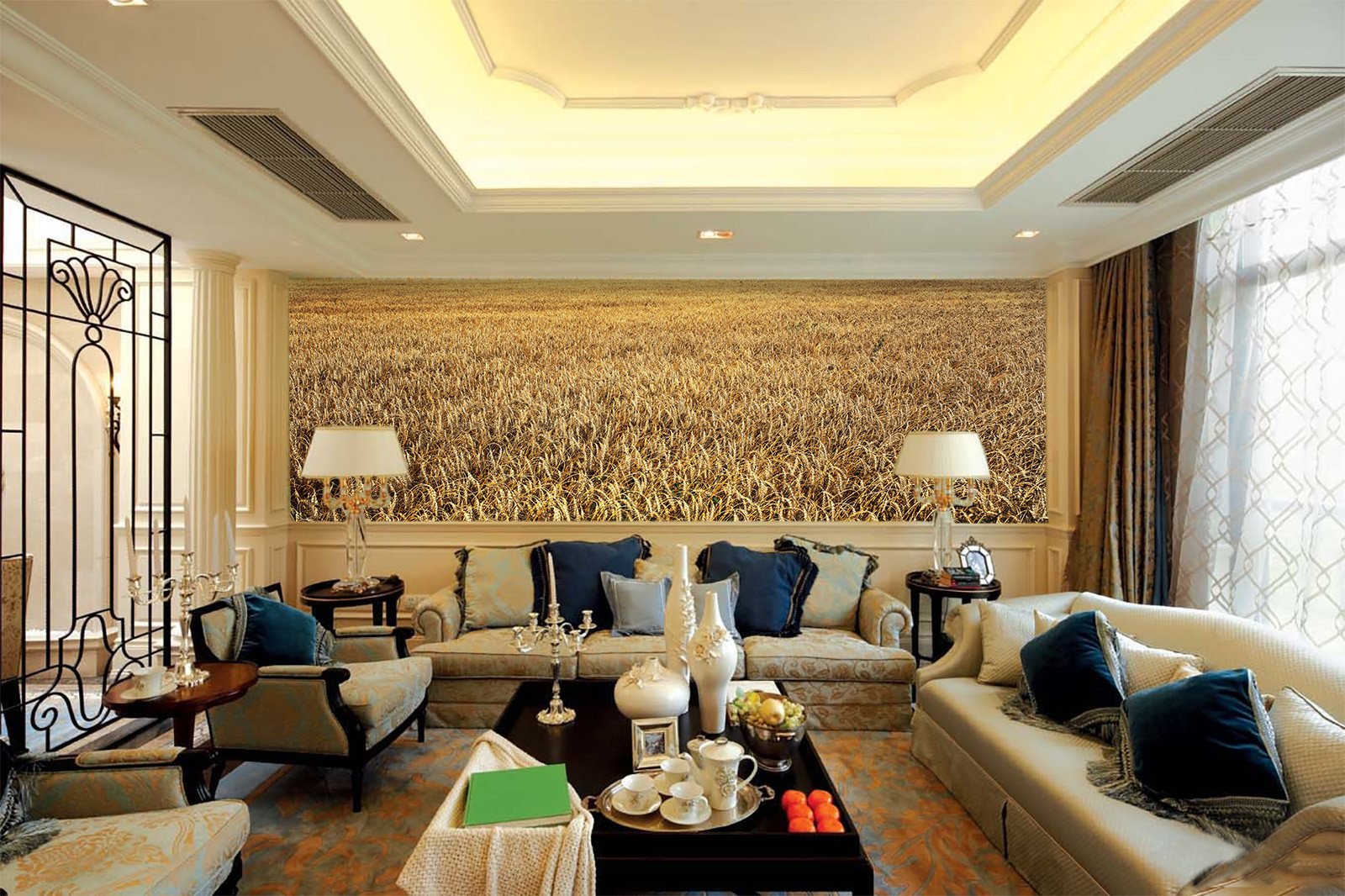 Boundless Farmland Wallpaper AJ Wallpaper