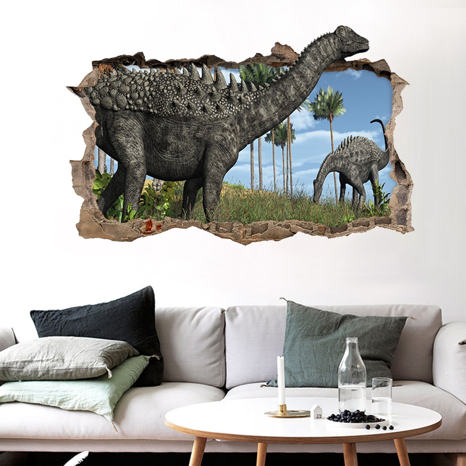 3D Huge Dinosaurs 159 Broken Wall Murals Wallpaper AJ Wallpaper