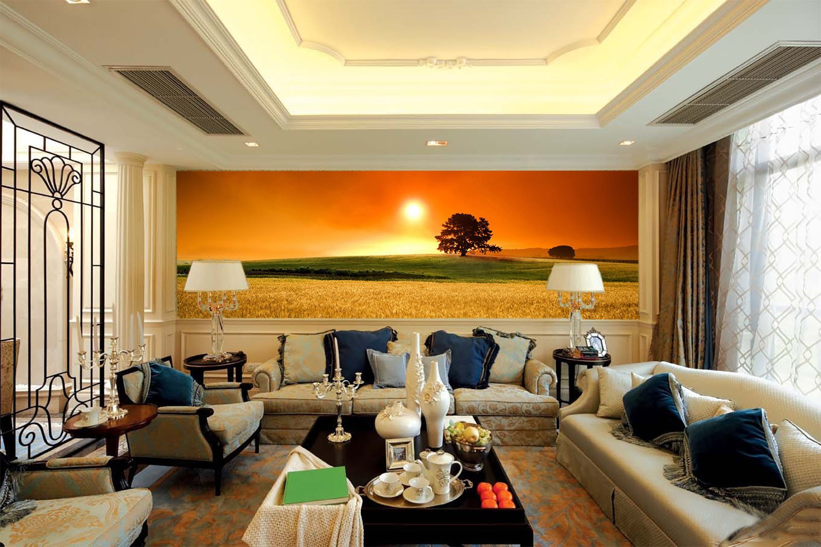 Beautiful Wheat Field Wallpaper AJ Wallpaper