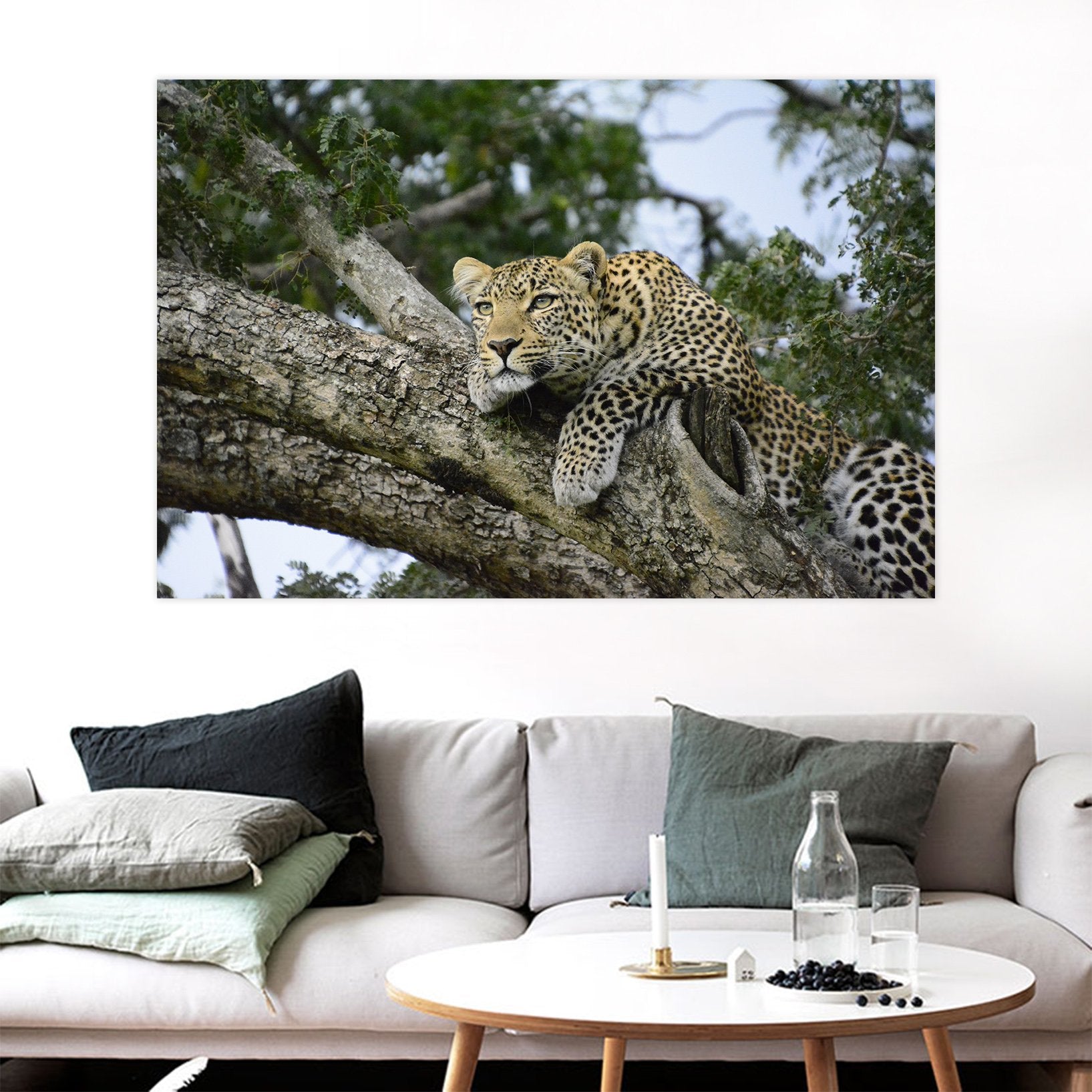 3D Tree Tiger 87 Animal Wall Stickers Wallpaper AJ Wallpaper 2