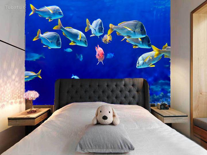 Moving Fishes Wallpaper AJ Wallpaper