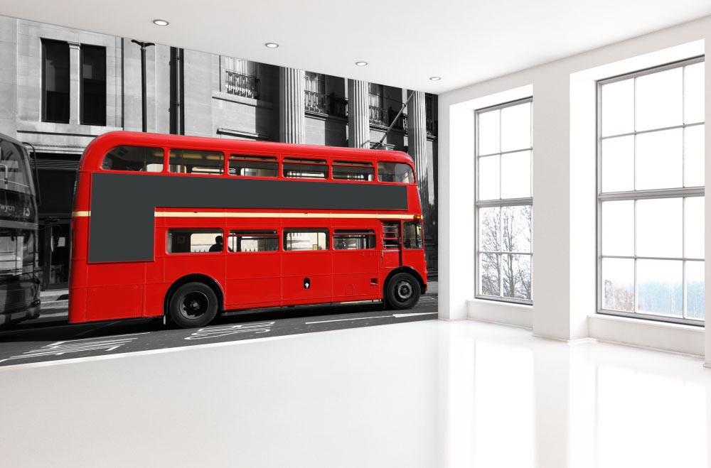 Red Bus 1 Wallpaper AJ Wallpaper