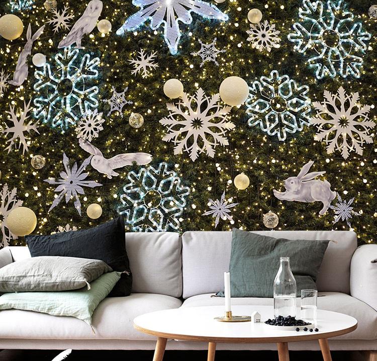 3D Christmas Snowflake 112 Wallpaper AJ Wallpapers