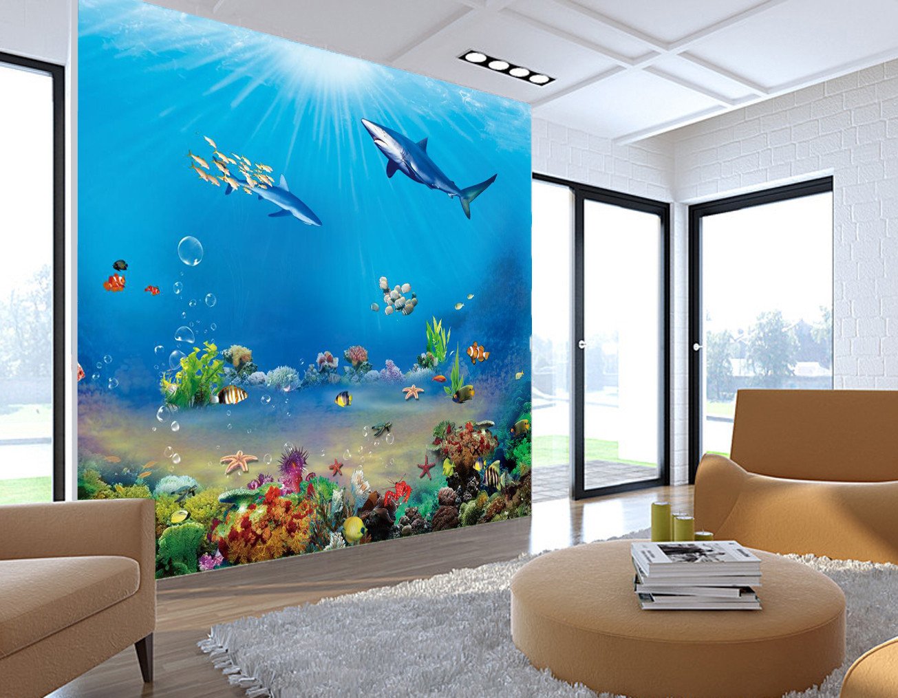 Swimming Shark 565 Wallpaper AJ Wallpaper 1