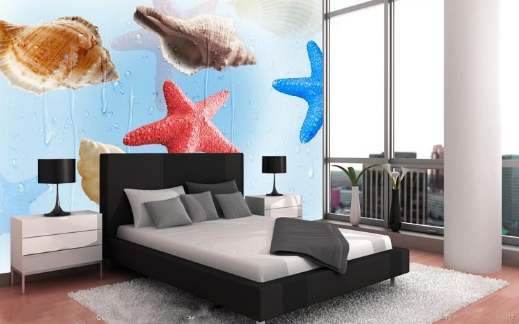 3D Starfish Conch 017 Wallpaper AJ Wallpaper