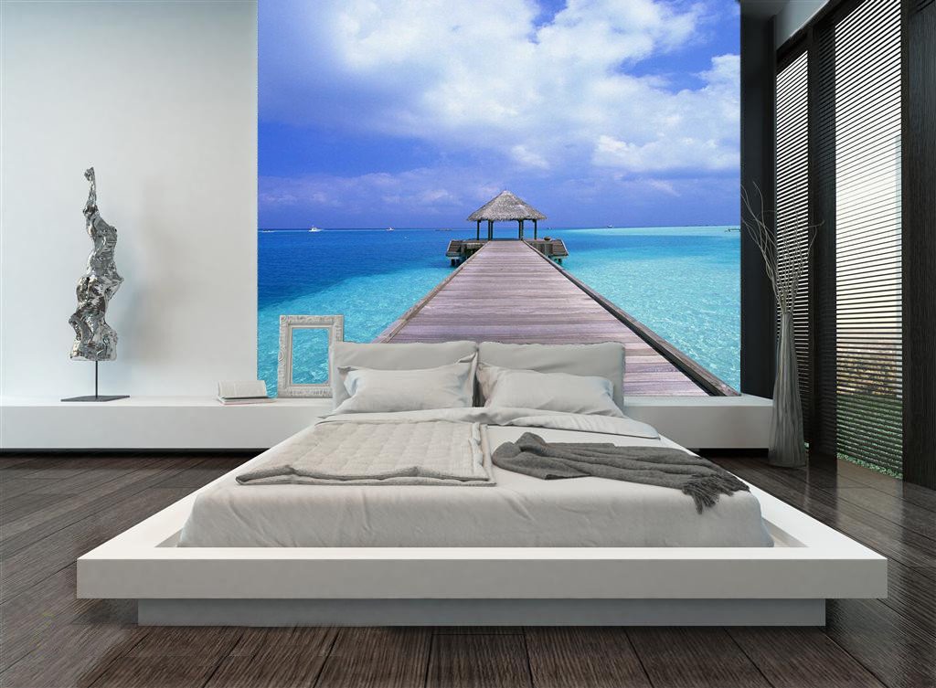 Seaside Gazebo 222 Wallpaper AJ Wallpaper 1