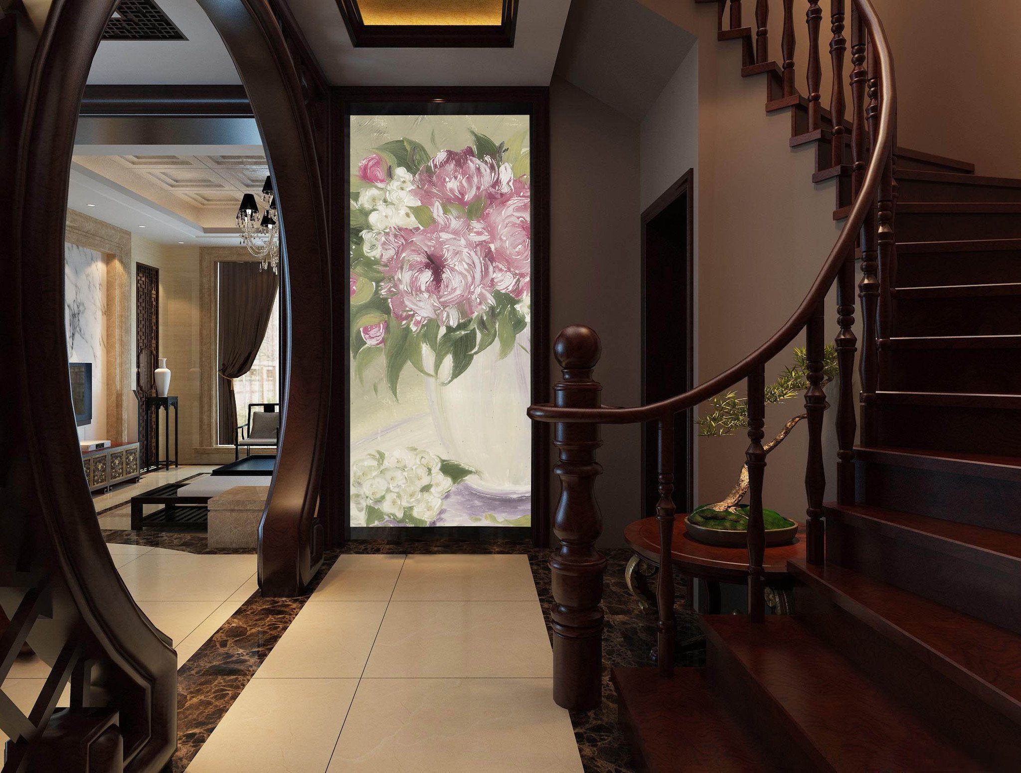 Flowers Vase Wallpaper AJ Wallpaper