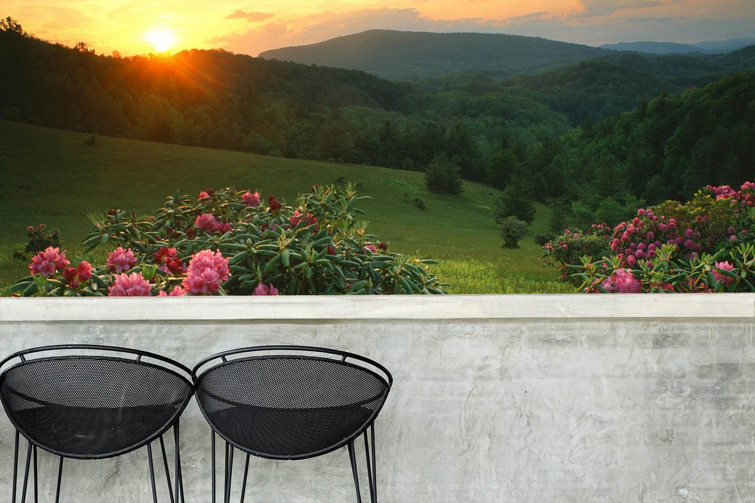 Mountains Sunset 1 Wallpaper AJ Wallpaper