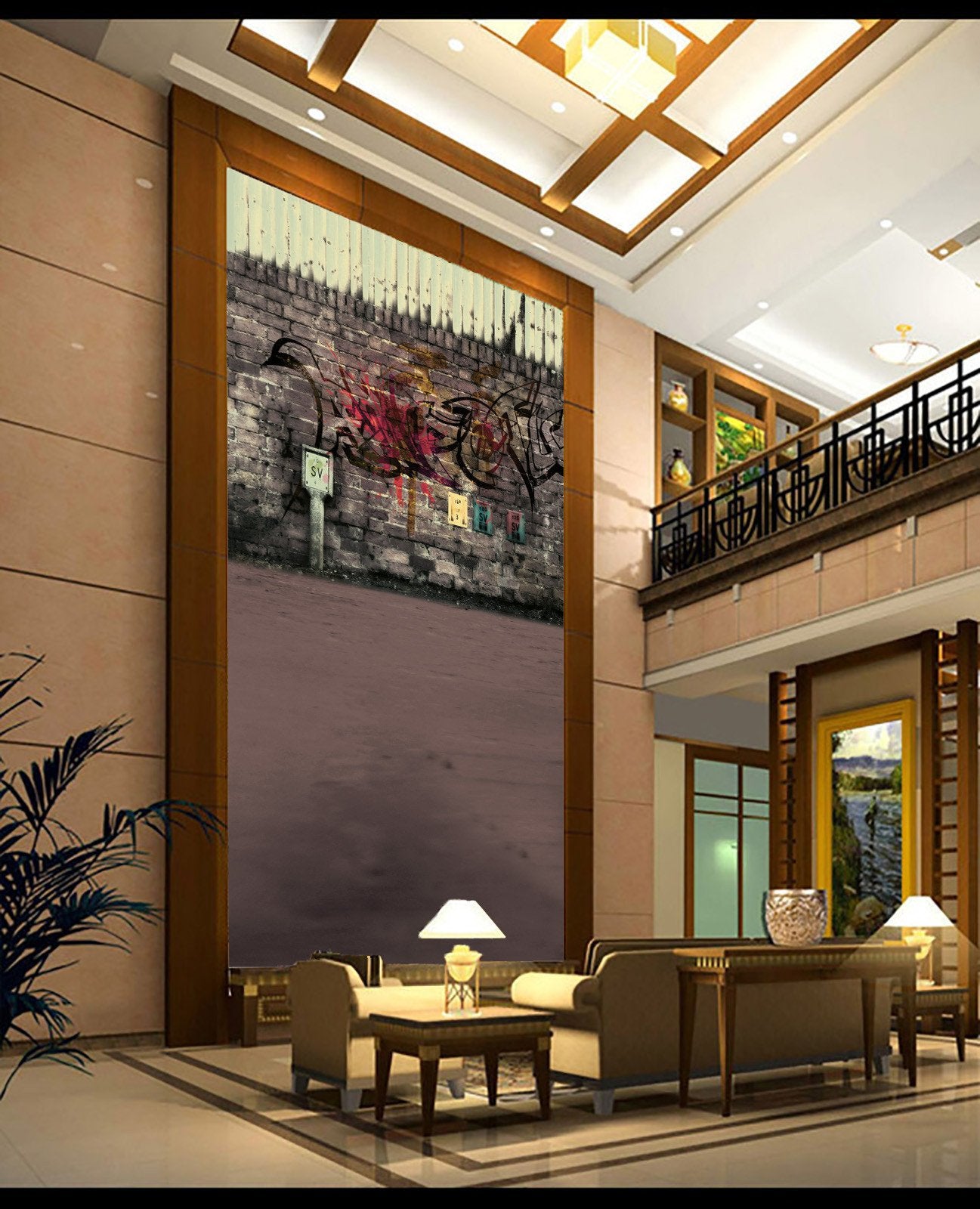 Wall Graffiti Wallpaper AJ Wallpaper