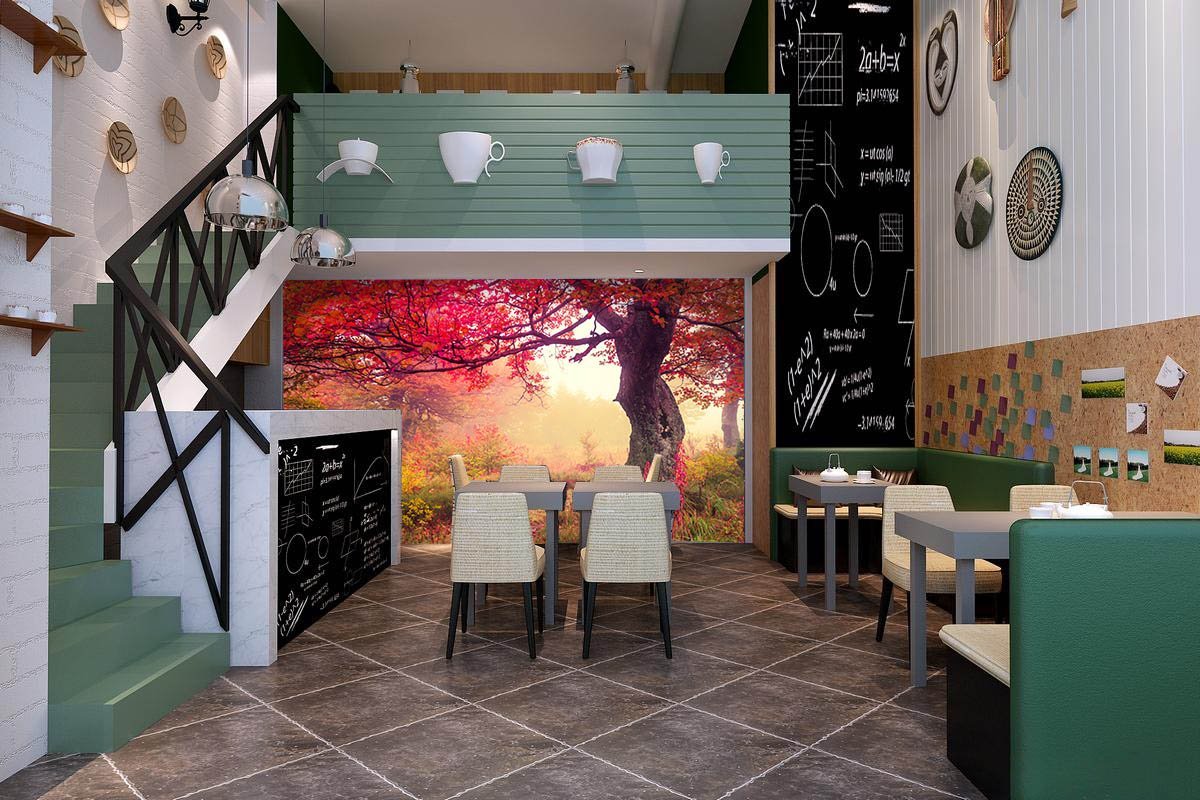 3D Lush Tree 056 Wallpaper AJ Wallpaper