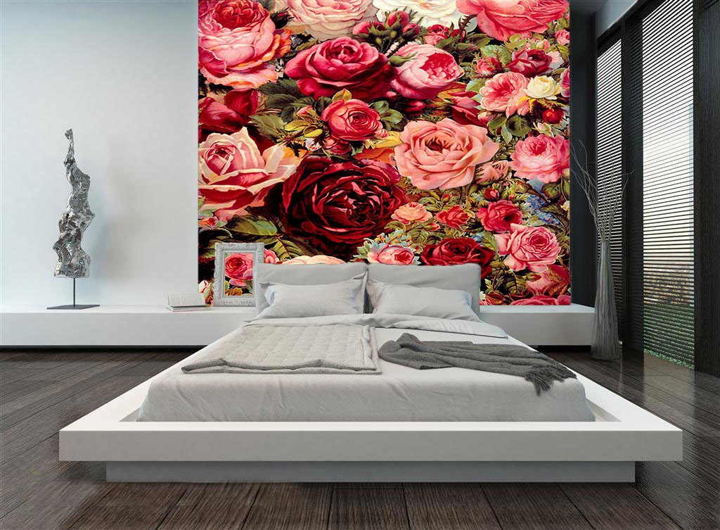 Bright Red Blossoms 1 Wallpaper AJ Wallpaper