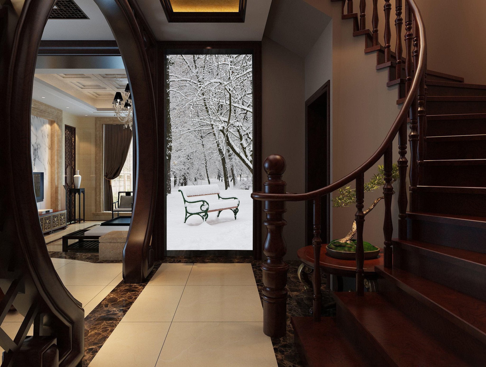 Snowed Park 1 Wallpaper AJ Wallpaper