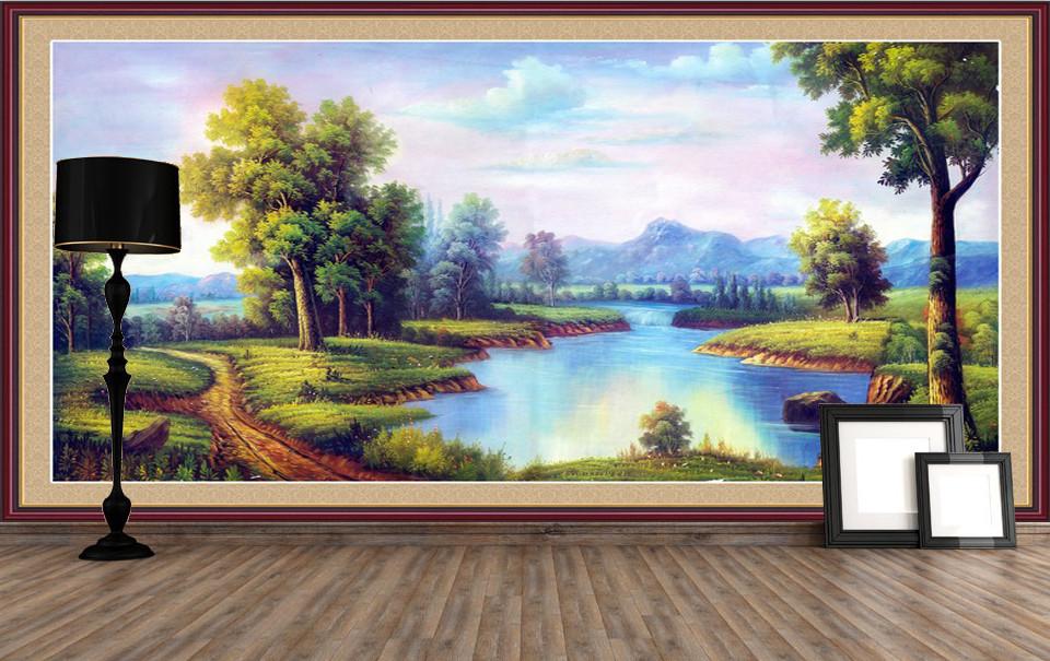 Riverside Scenery 3 Wallpaper AJ Wallpaper