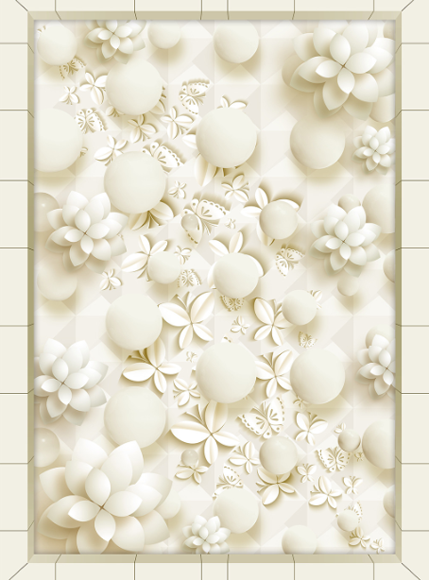 3D Elegant Butterflies Floor Mural Wallpaper AJ Wallpaper 2