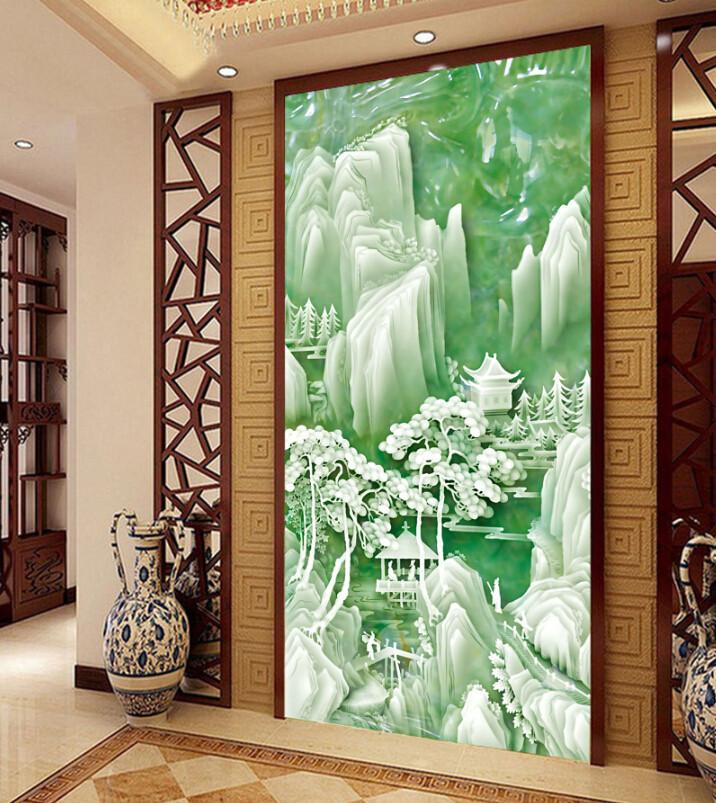 3D Jade Tree Peak Wallpaper AJ Wallpaper 1