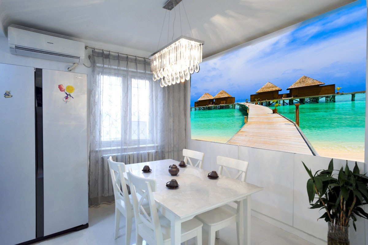 Sea Wooden Bridge 7 Wallpaper AJ Wallpaper