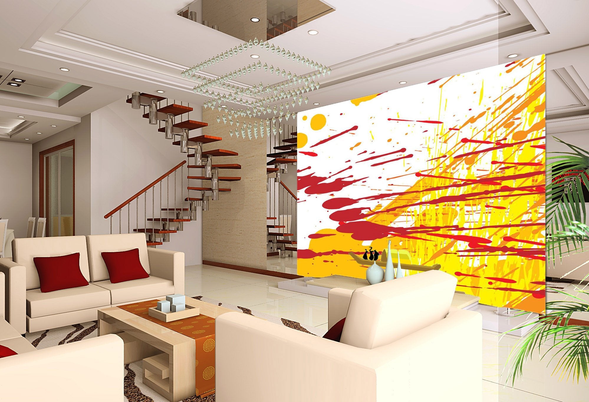 Lacquer Painting Wallpaper AJ Wallpaper